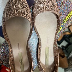 Pink Melissa Camper Loafers